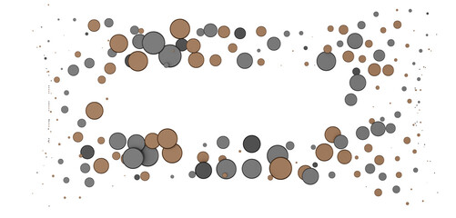 silver confetti explosion festive background