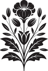 Elegant red rose floral design with green leaves