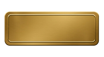 This brushed gold metal plate is perfect for elegant designs, adding a luxurious touch to your projects and presentations, ideal for branding and signage needs.
