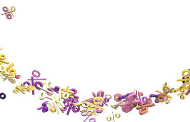 percent sign rain  percentage icon interest rate