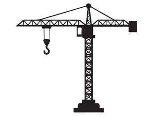 CONSTRUCTION CRANE SILHOUETTE