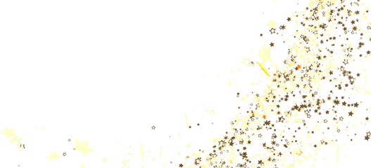 Sparkling gold stars on white. Perfect for holidays, celebrations, and more!