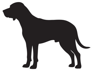 COONHOUND DOG SILHOUETTE