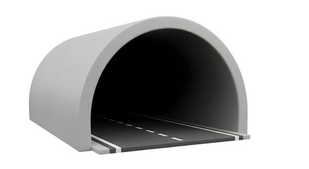 Road Tunnel Perspective Transport Architecture Infrastructure Engineering Design Modern Concept