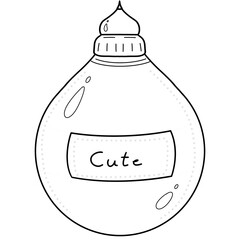 Stationery, black and white lines,school