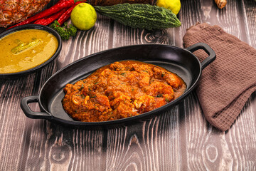 Indian cuisine - Prawns malabar masala