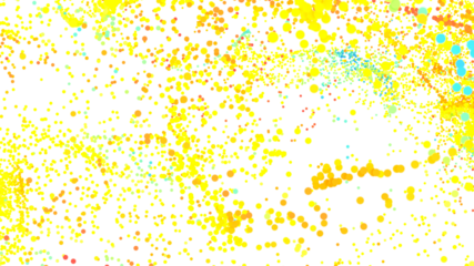 Vibrant yellow, orange, and teal dots scattered on white. Perfect for websites, presentations, and more!