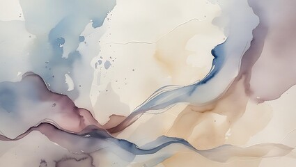 Abstract watercolor artwork displaying flowing gradients and serene color palettes for artistic backgrounds