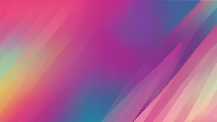 Diagonal abstract gradient lines in pink purple teal and yellow hues background color