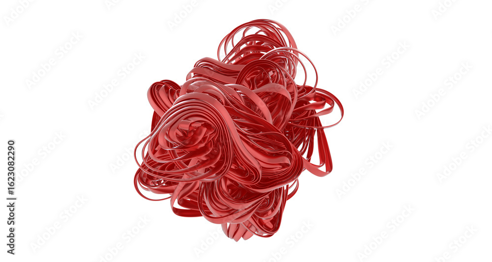 Poster high-resolution image of abstract red swirls, perfect for backgrounds, websites, and design projects