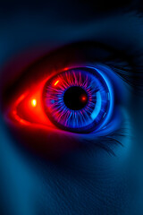 Cybernetic Eye Futuristic Vision