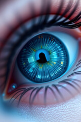 Cybernetic Eye Futuristic Vision