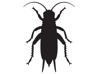 CRICKET INSECT SILHOUETTE