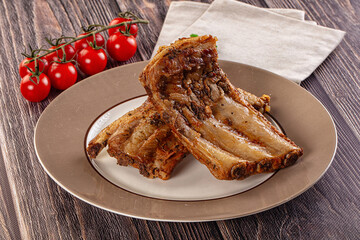 Steamed pork ribs with spices