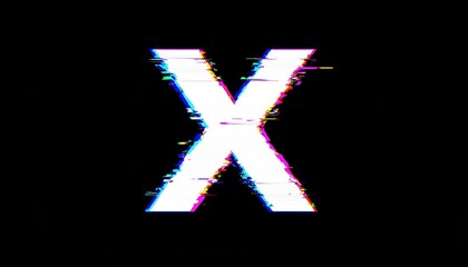 Distorted capital letter X (1)