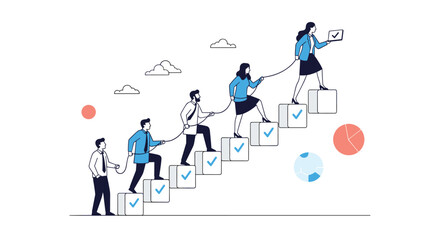 Teamwork and collaboration fostering success through shared goals and collective effort