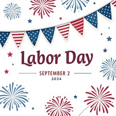 Obraz premium Happy Labor Day: Celebrating Workers