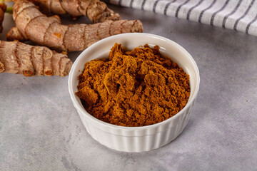 Indian spices - Curry powder heap