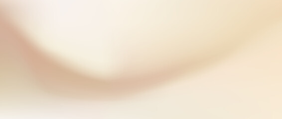 Wavy pearl beige gradient background with light color texture. Nude neutral gradation bg. Cream and brown elegant champagne abstract wallpaper.