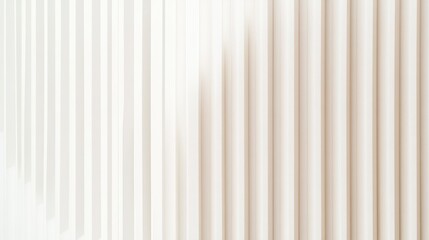 Obraz premium Abstract background with vertical lines in white and beige tones, creating a minimalist and elegant design.
