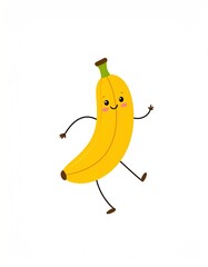 Cute cartoon banana