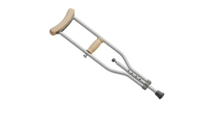 Crutch Medical Assistance Mobility Aid Injury Recovery