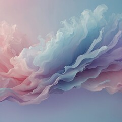 soft pastel gradient background with smooth color transitions, light pink, blue, and lavender tones