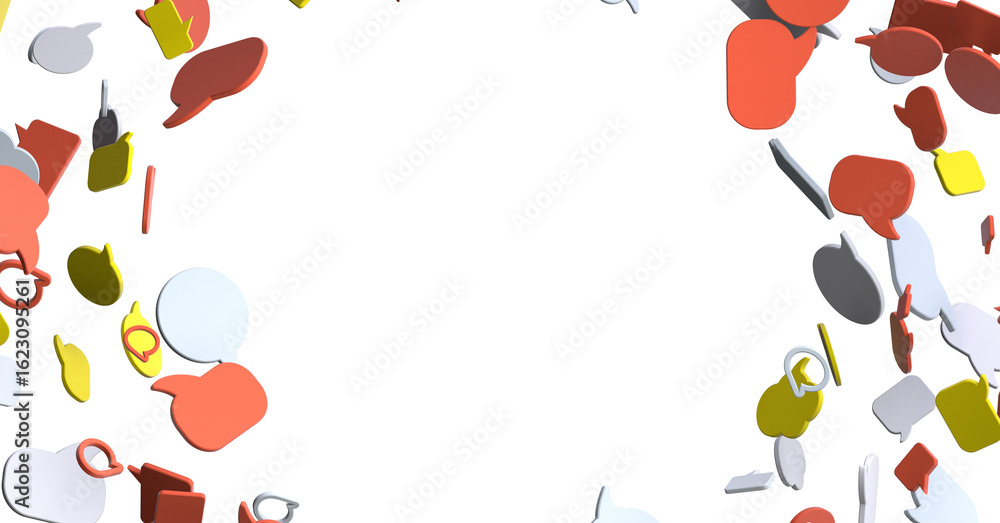 Poster express envelope and parcel abstract technology background. business quantum internet network commun