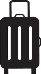 Hard Shell Suitcase Icon Travel Baggage Vector