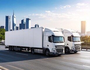 truck logistics mock up