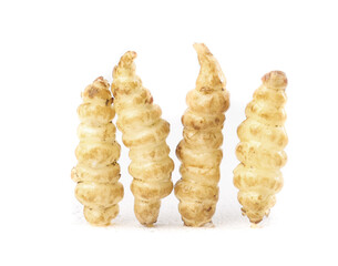Fresh Mannazi Screw Vegetable Feast showcases unique natural shapes and textures in a vibrant...
