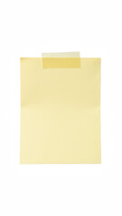 Blank sticky note for reminders, messages, or notes, ideal for office or home use. Perfect for organization and communication