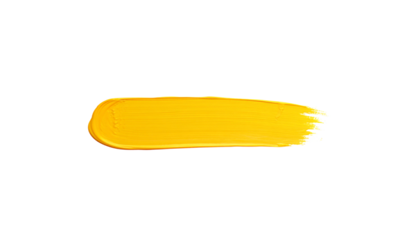 Vibrant Yellow Brush Stroke Texture for Creative Projects