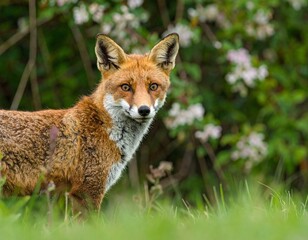 Fototapeta premium red fox vulpes