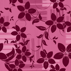 Textile Design Motif Flower
