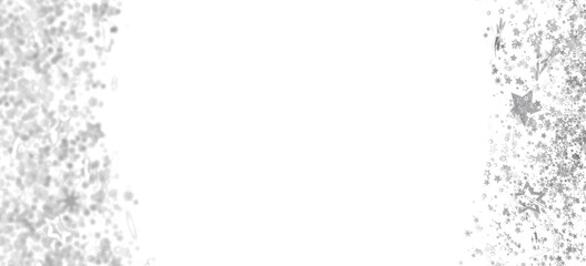 Elegant silver stars on white background. Perfect for holiday cards, invitations, and more.