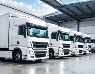 truck logistics mock up