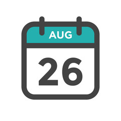 August 26 Calendar Day or Calender Date Deadline or Appointment