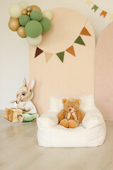 Photo zone for small children. High quality photo