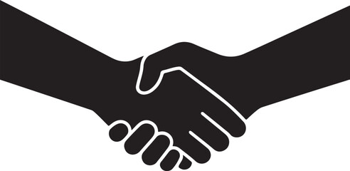 Handshake Vector Art, Handshake Silhouette
