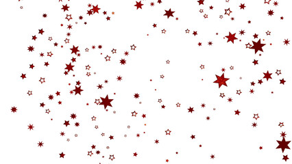 Festive background with red stars scattered on white. Perfect for celebrations, holidays, and more!