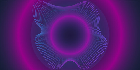 Purple laser sphere. Glowing ball of pink and blue particles. Magenta purple orb on isolated background. Neon futuristic 3d sphere. Bright glowing energy sphere. Artificial Intelligence