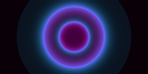 Vibrant glowing particle 3d sphere. Virtual AI assistant concept. Abstract technology, science, engineering, artificial intelligence, and neural networks. Colorful neon energy orb.