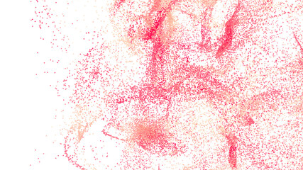 High-resolution abstract background image featuring pink and peach particles. Perfect for design projects.