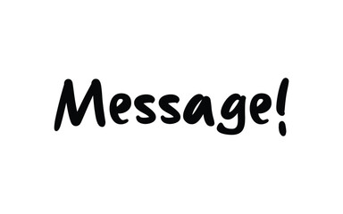 Message text black and write background 