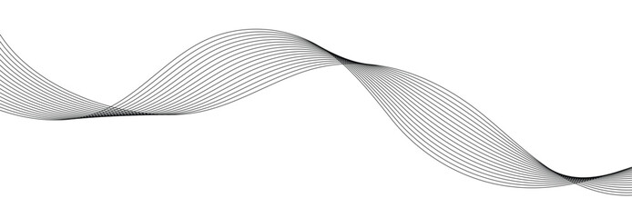 abstract background with black waves