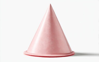Fototapeta premium Pink cone party hat