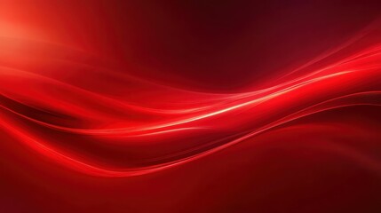 Bold red solid background with smooth lighting