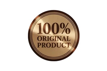 Authentic 100% original product seal guarantees quality and trust for your brand