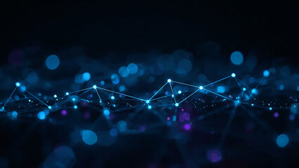 Neural flow network analytics innovation in an abstract futuristic setting with different streams.